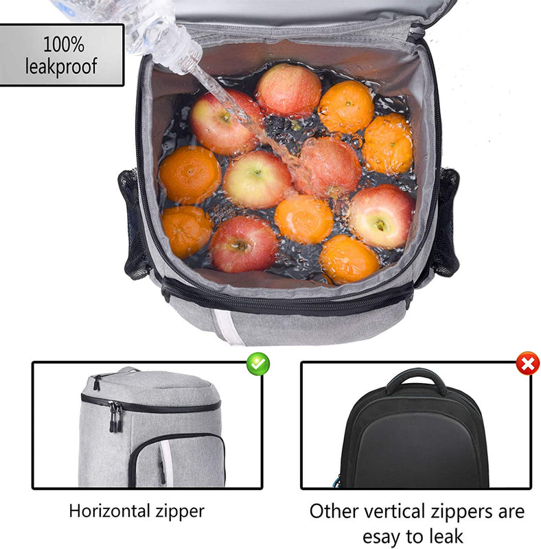 FORICH 30L Insulated Cooler Backpack – Leakproof, 30-Can Capacity for Camping, Hiking & Picnics