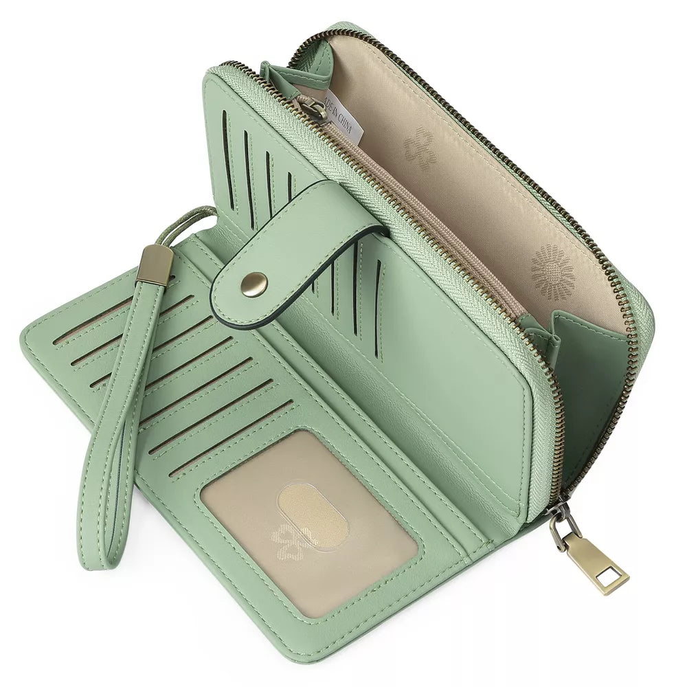 Portable Long Wallet – Mini PU Leather Bifold