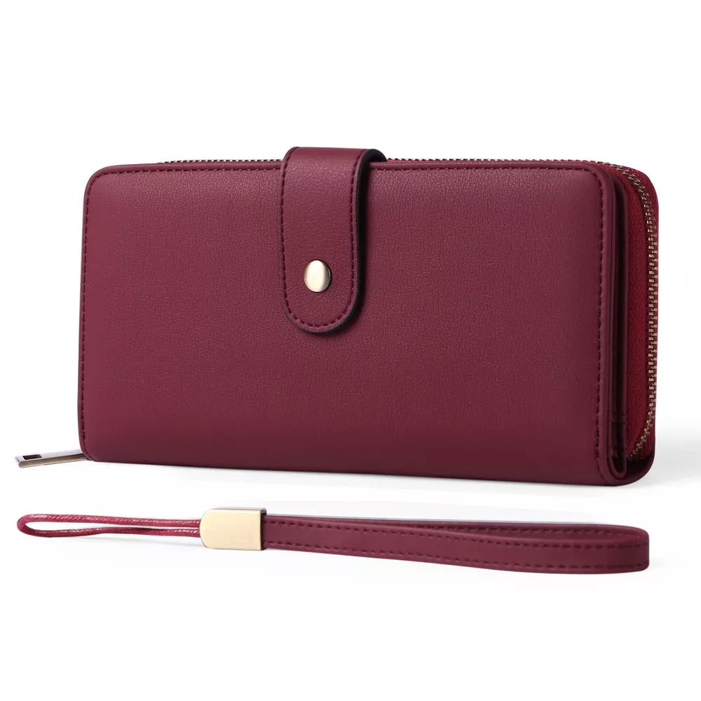 Portable Long Wallet – Mini PU Leather Bifold
