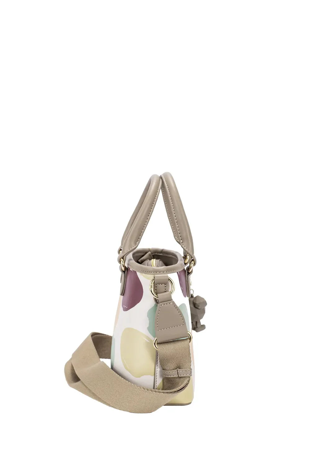 David Jones Colorful Polka Dot Tote Handbag