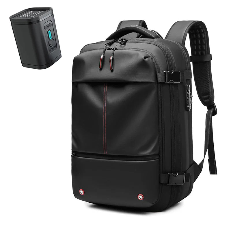 Vacuum Compression Travel Backpack | 17" Laptop Carry-On with Expandable Storage