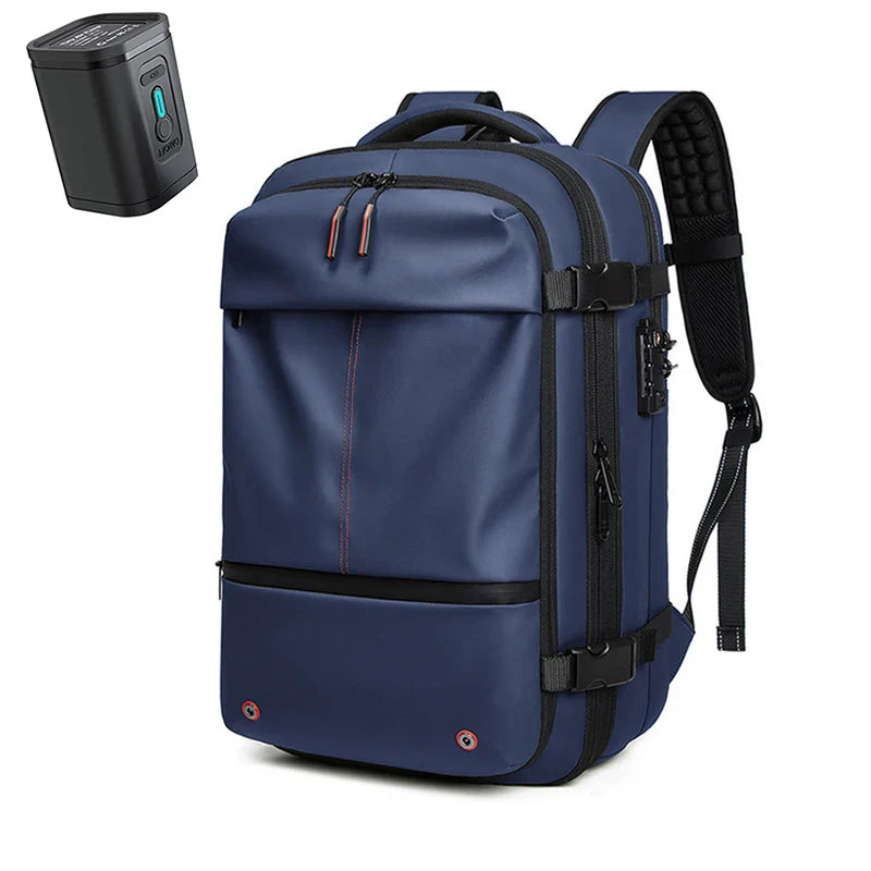 Vacuum Compression Travel Backpack | 17" Laptop Carry-On with Expandable Storage