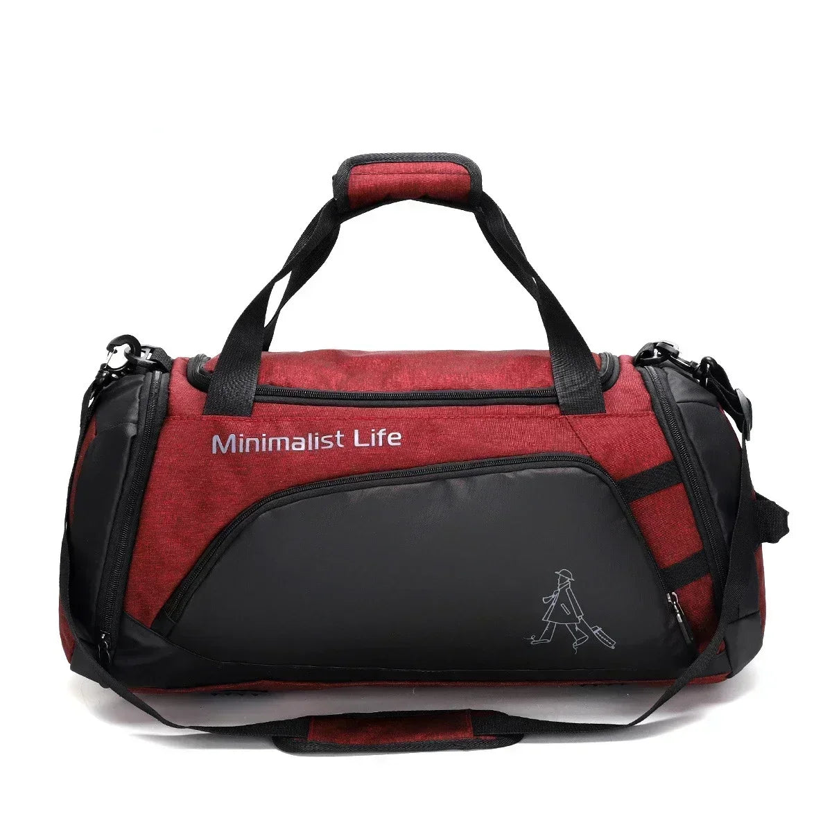 Waterproof Gym Duffle Bag with Shoe Compartment – Large 53cm Sports Training Bag