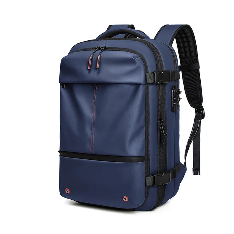 Vacuum Compression Travel Backpack | 17" Laptop Carry-On with Expandable Storage