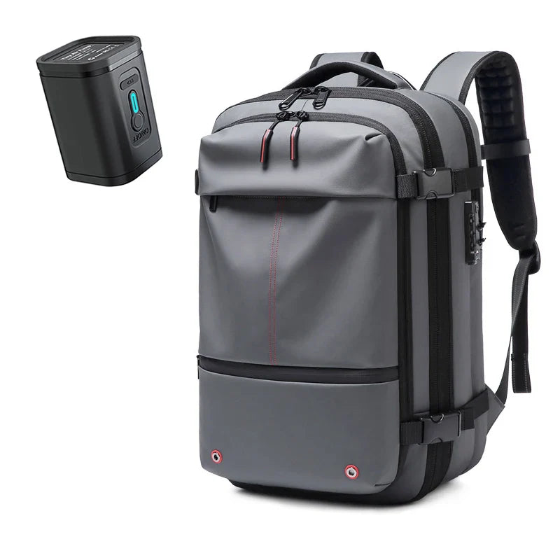 Vacuum Compression Travel Backpack | 17" Laptop Carry-On with Expandable Storage