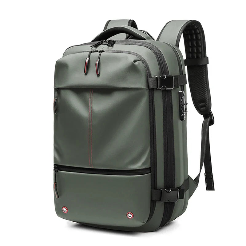 Vacuum Compression Travel Backpack | 17" Laptop Carry-On with Expandable Storage