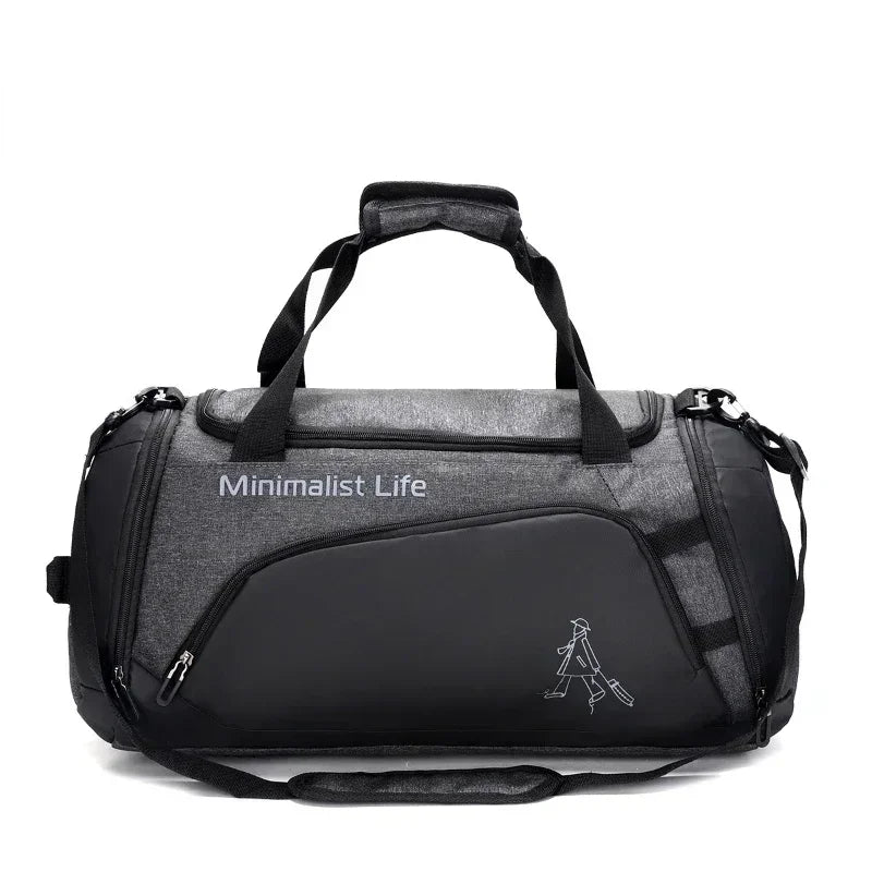 Waterproof Gym Duffle Bag with Shoe Compartment – Large 53cm Sports Training Bag