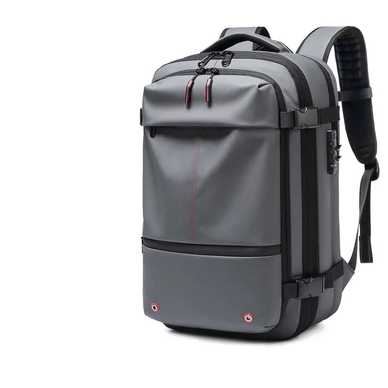 Vacuum Compression Travel Backpack | 17" Laptop Carry-On with Expandable Storage