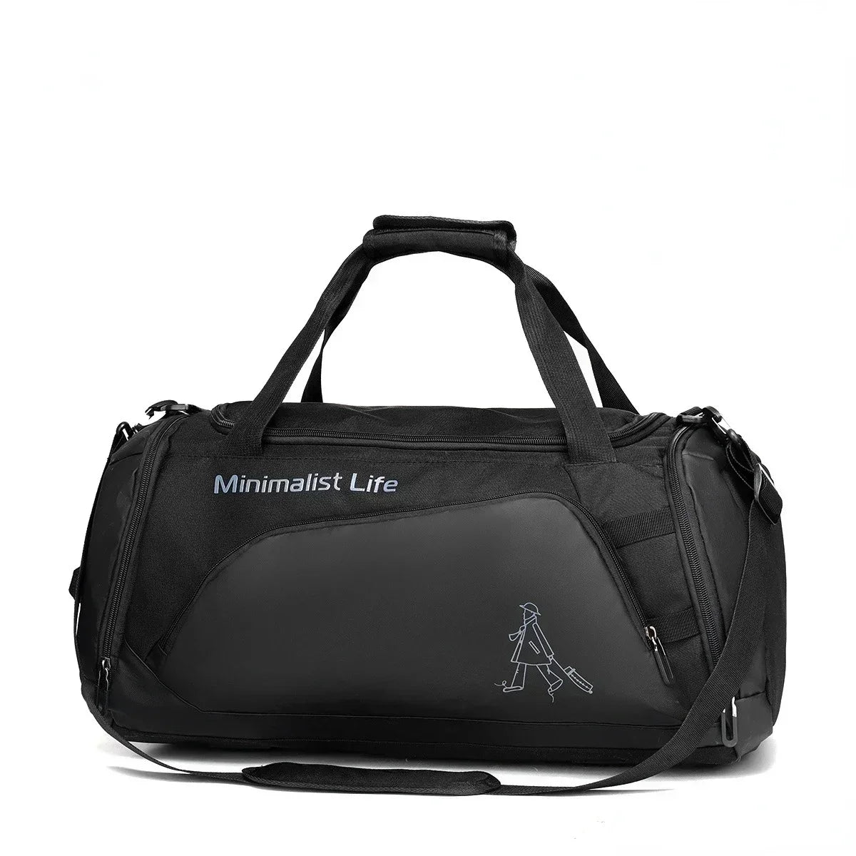 Waterproof Gym Duffle Bag with Shoe Compartment – Large 53cm Sports Training Bag