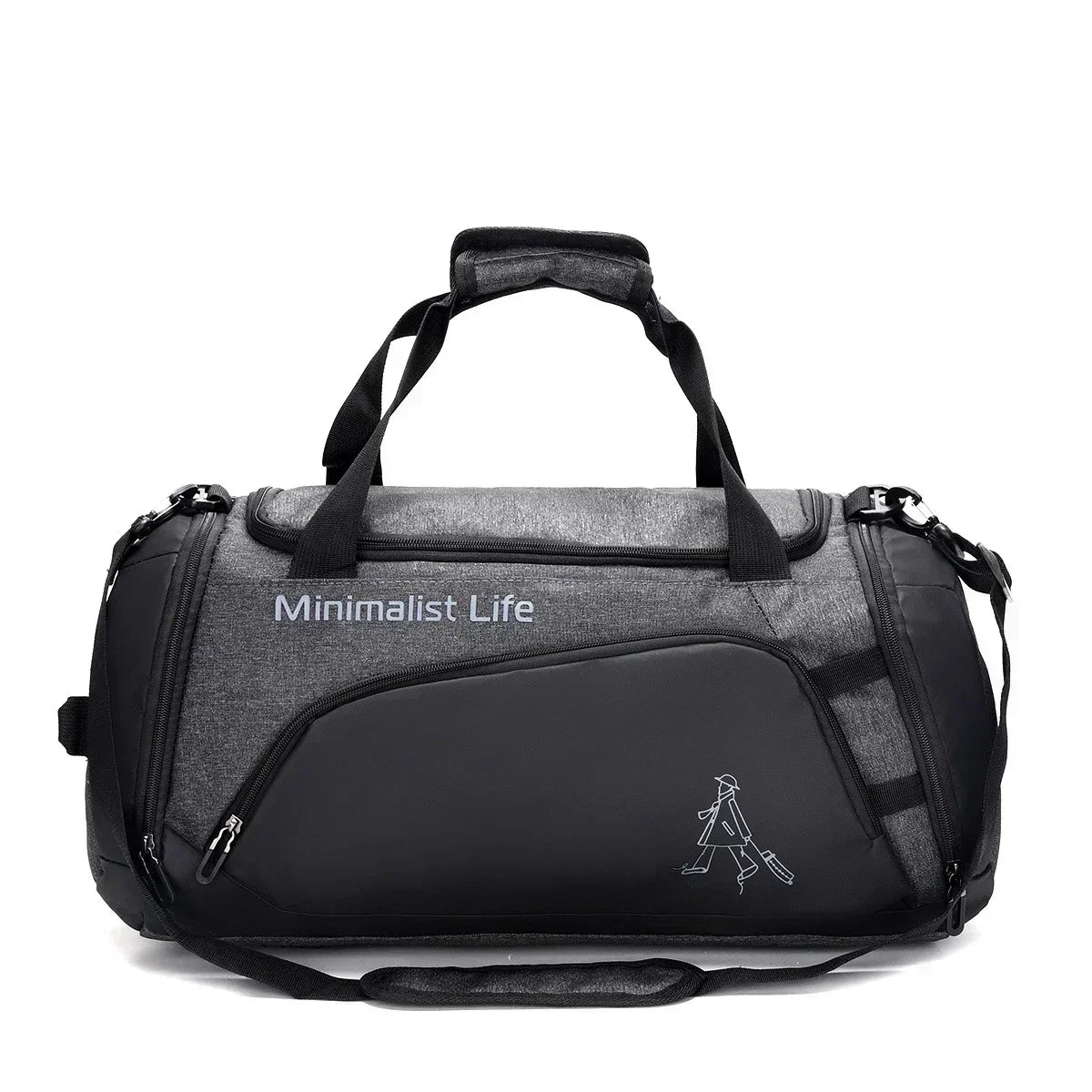 Waterproof Gym Duffle Bag with Shoe Compartment – Large 53cm Sports Training Bag