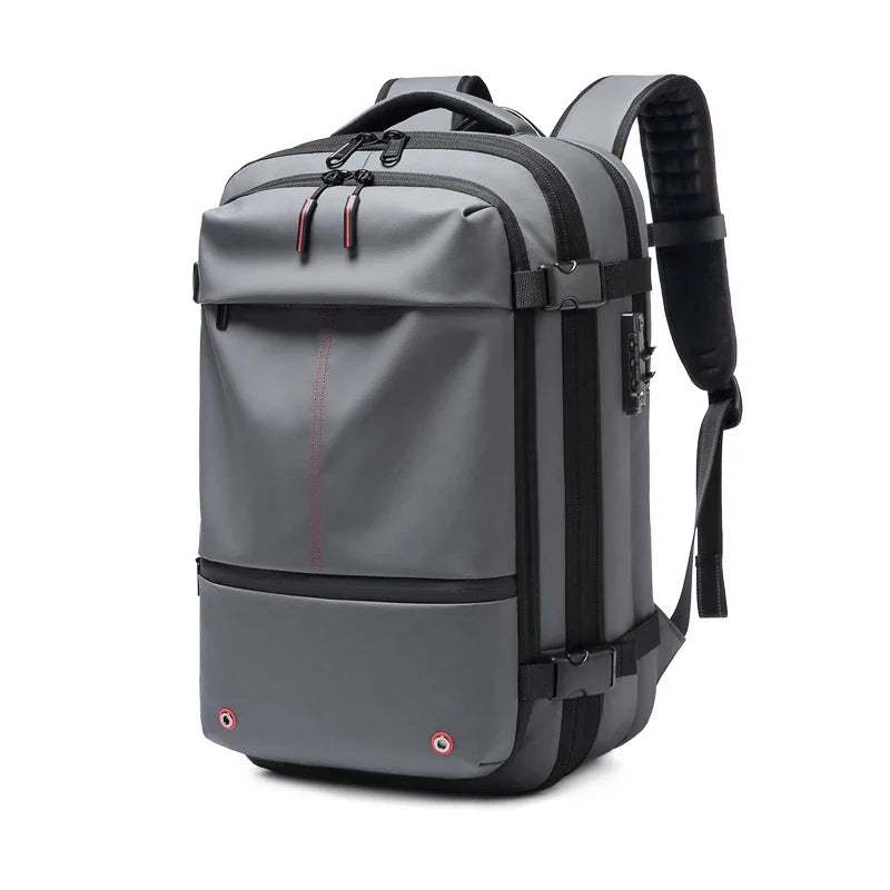 Vacuum Compression Travel Backpack | 17" Laptop Carry-On with Expandable Storage