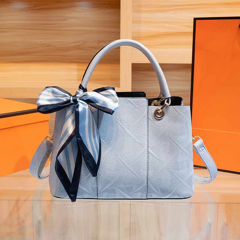 Top-Handle Handbag – Medium PU Leather Structured Bag