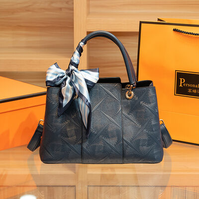 Top-Handle Handbag – Medium PU Leather Structured Bag