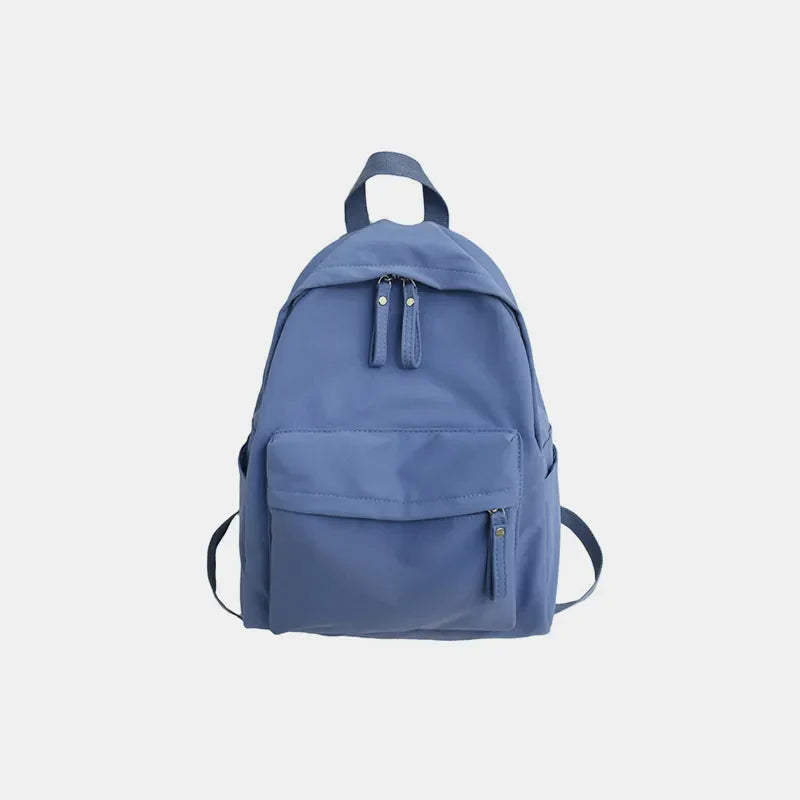 Zip Cotton Backpack Bag – Large Everyday School & Travel Bag