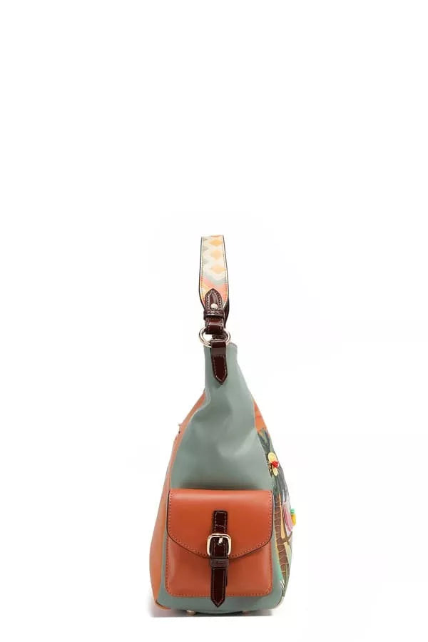 Nicole Lee USA Sun & Sand Hobo Handbag – Tropical Vegan Leather
