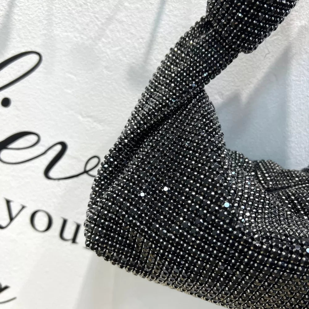 Sparkling Rhinestone Handbag – Glam Mini Shoulder Bag