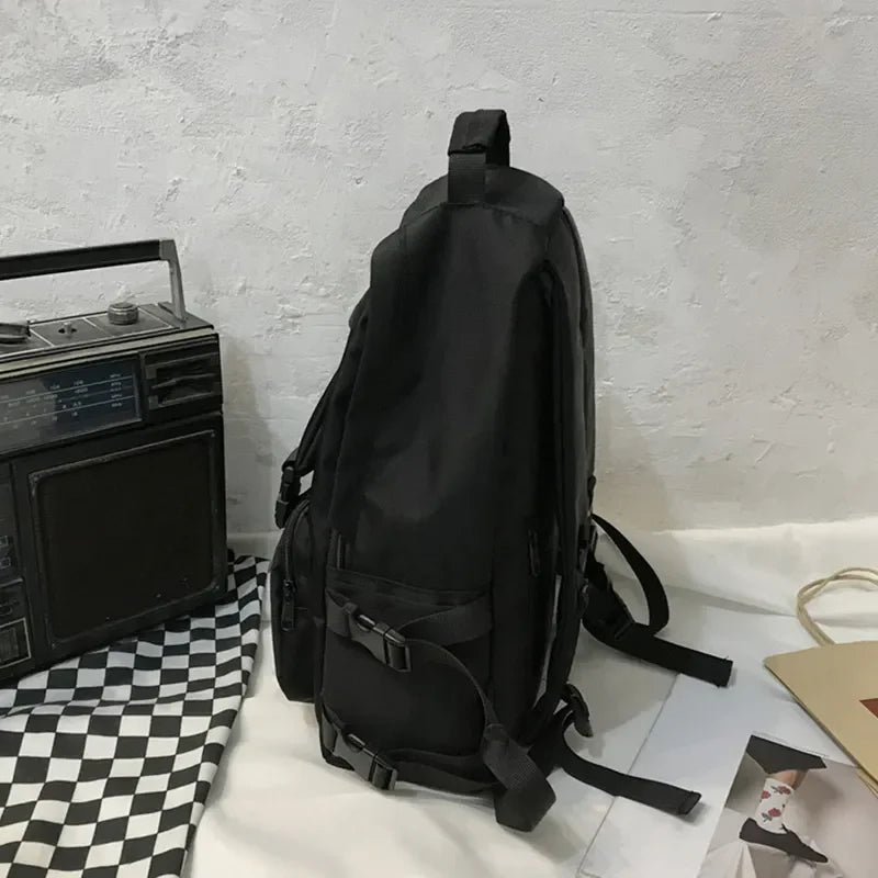 Oxford Cloth Backpack with Adjustable Straps – Large School Bag
