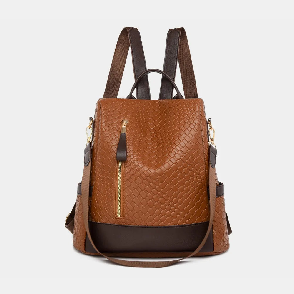 PU Leather Backpack Bag – Large Stylish Everyday Pack