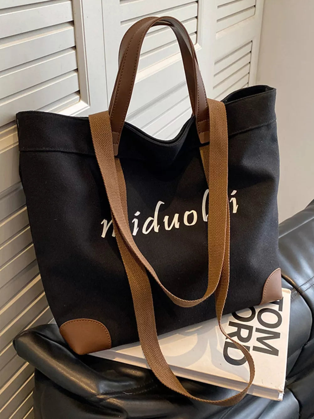 Casual Canvas Handbag – Large Shoulder Bag for Women