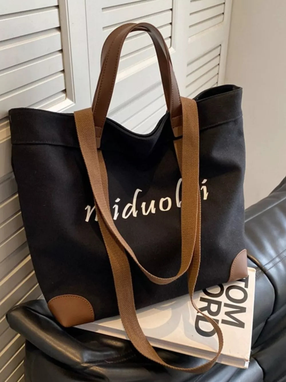 Casual Canvas Handbag – Large Shoulder Bag for Women