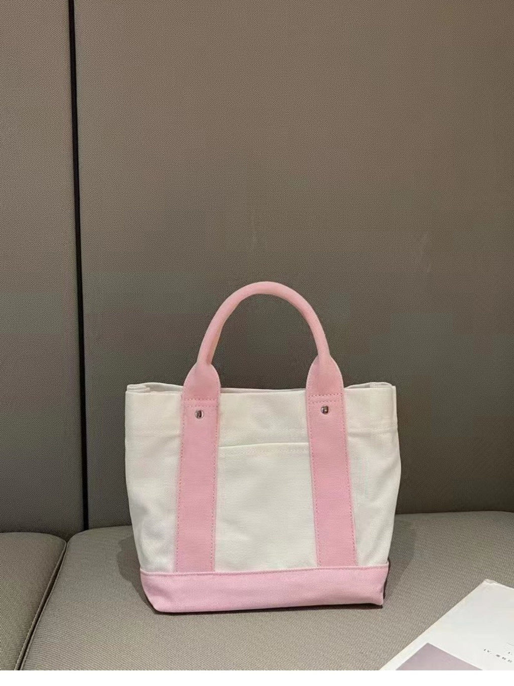 Two Tone Mini Handbag – Oxford Cloth Crossbody Bag