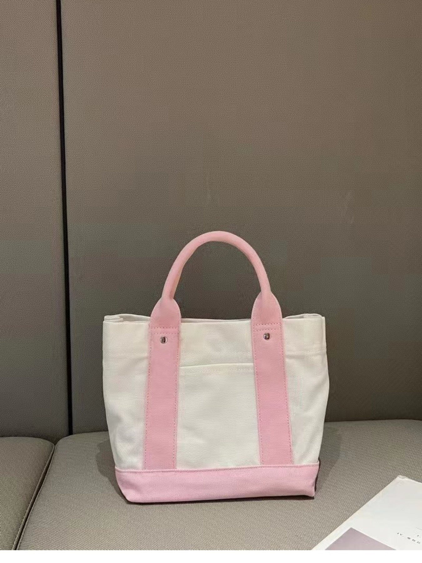 Two Tone Mini Handbag – Oxford Cloth Crossbody Bag