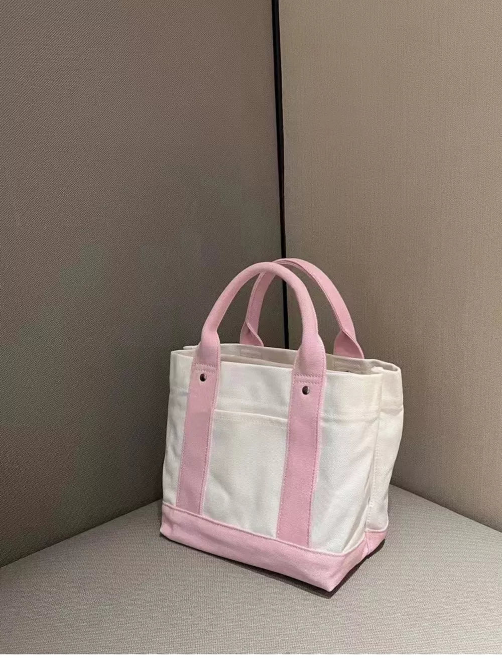Two Tone Mini Handbag – Oxford Cloth Crossbody Bag