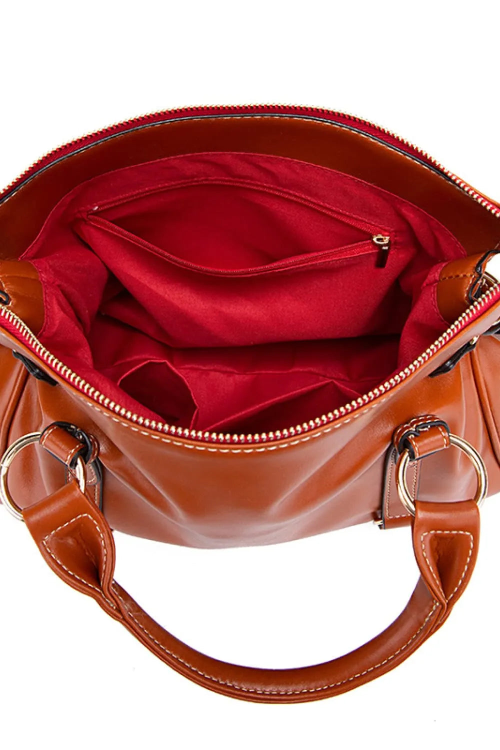 PU Leather Tassel Handbag – Large Shoulder Bag for Women