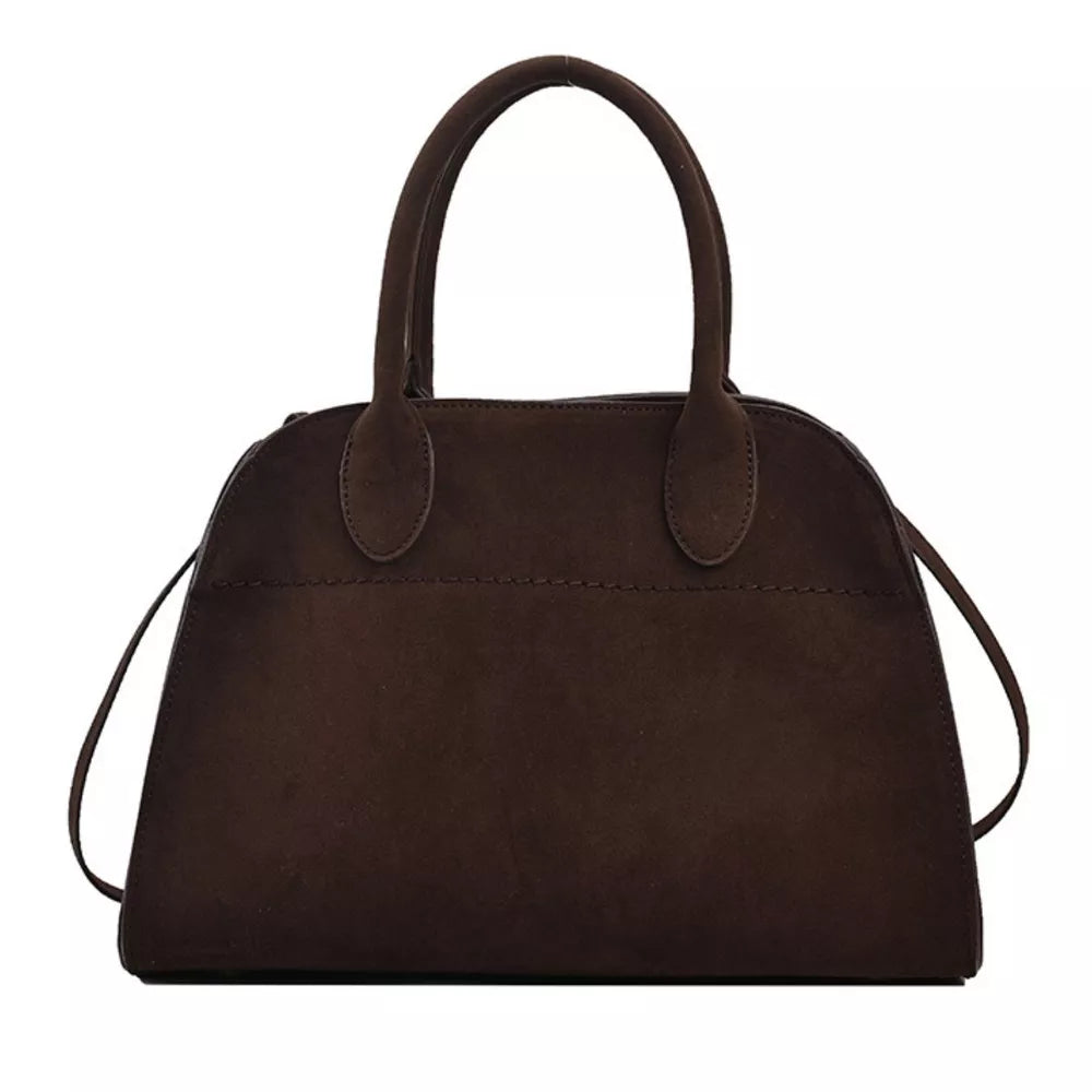 Suede Leather Large Handbag – Women's Oversized Tote